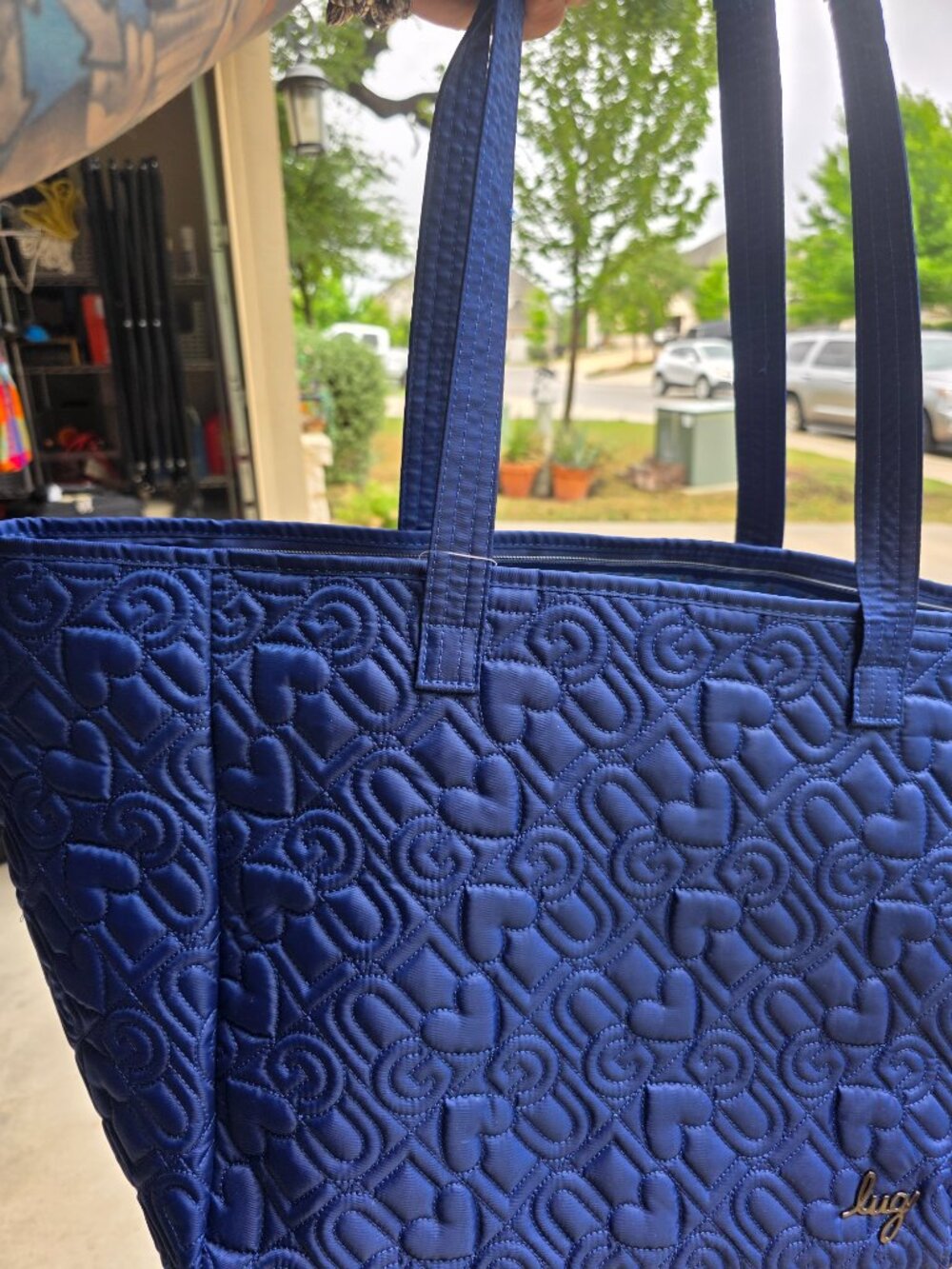 NWT Lug Avion travel bag in Sapphire